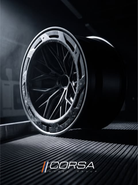 Corsa AX-1 AeroTek+ forged wheel built for a Mansory Lamborghini Revuelto
